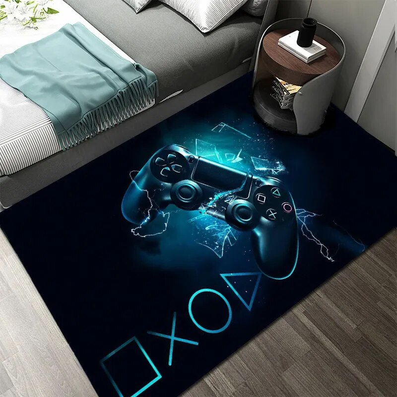 Tapis de Salon Style Play Station 3D